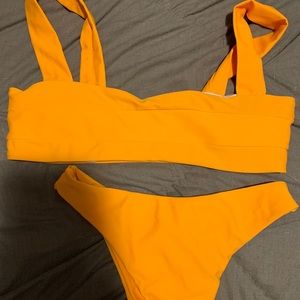 Orange bikini